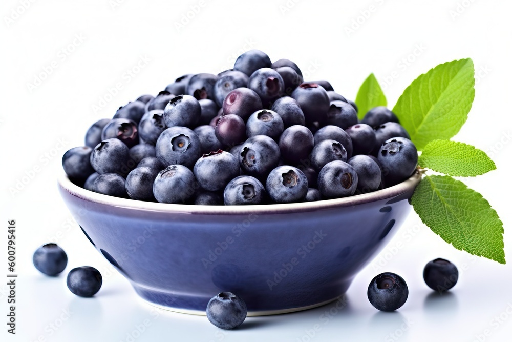Blueberry, bowl of healthy fruit (Ai generated) Blueberry, bowl of healthy fruit (Ai generated)