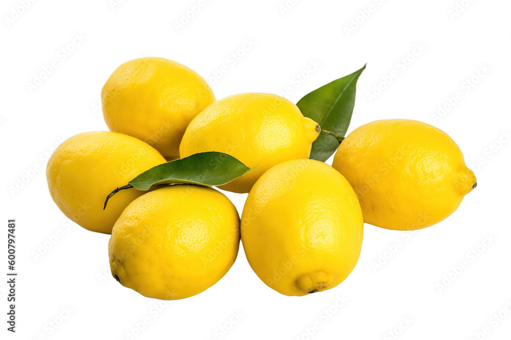 Lemons isolated on a white background. Fresh lemons PNG Lemons isolated on a white background. Fresh lemons PNG