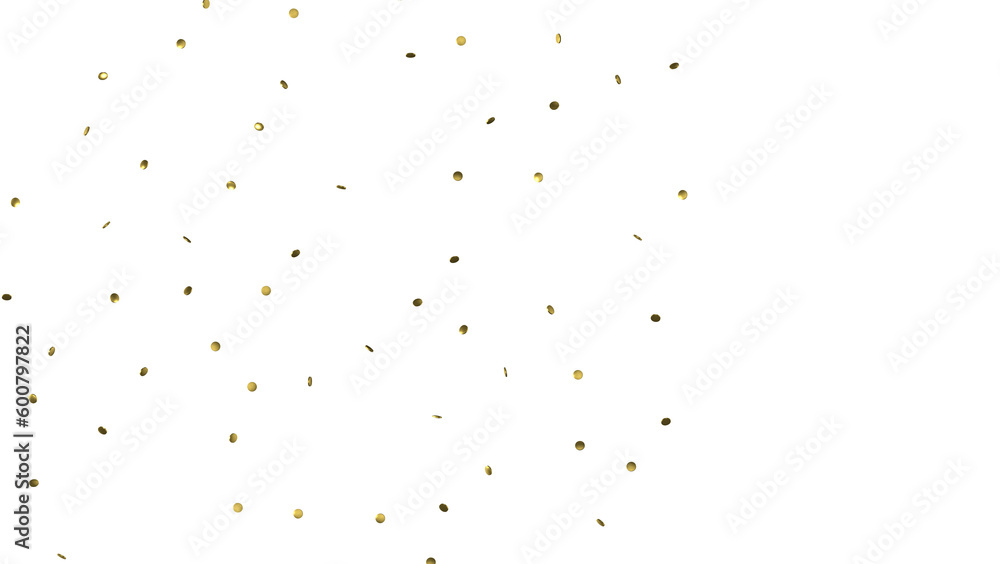 Obraz premium Gold Confetti Glitter Overlay