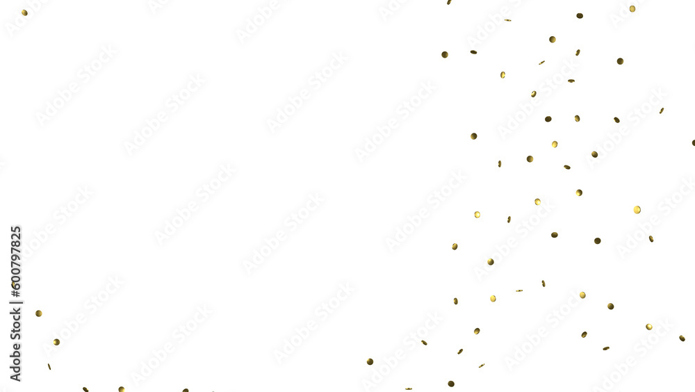 Obraz premium Confetti photo overlays, birthday holiday confetti, photoshop overlays, wedding, glitter dust, png