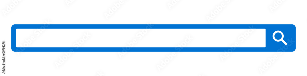 Blue search box. Internet search bar. Vector. Blue search box. Internet search bar. Vector.
