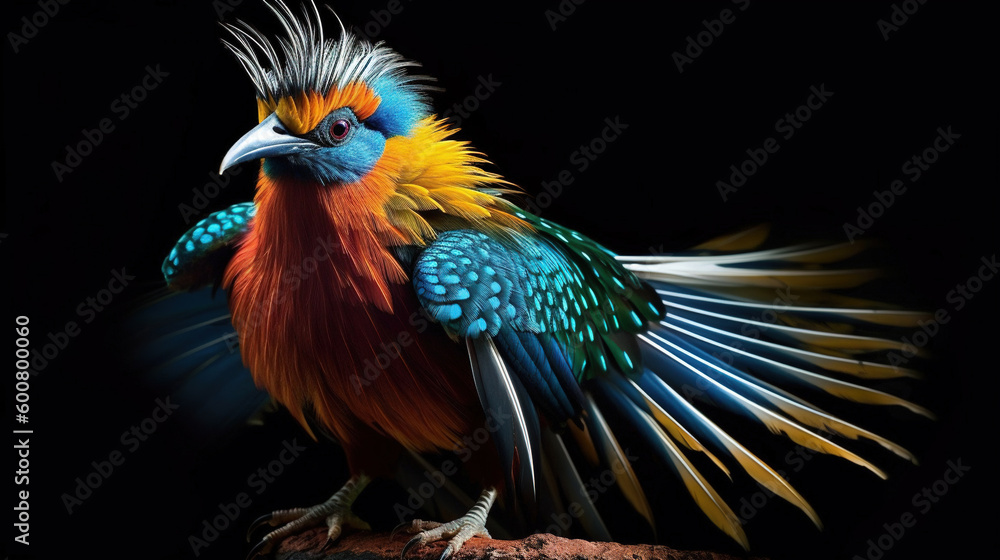 Obraz premium Beautiful bird. Generative AI.