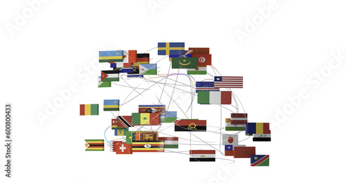 Globe International World Flags - PNG transparent