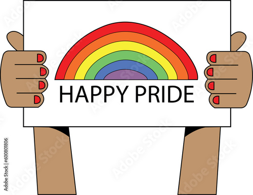 Rainbow. LBTQIA+. Rainbow flag. Happy pride. Pride month. June. Love is love. Queer love. Lesbian. Gay. Bissexual. Transexual. Assexual. Intersex. photo