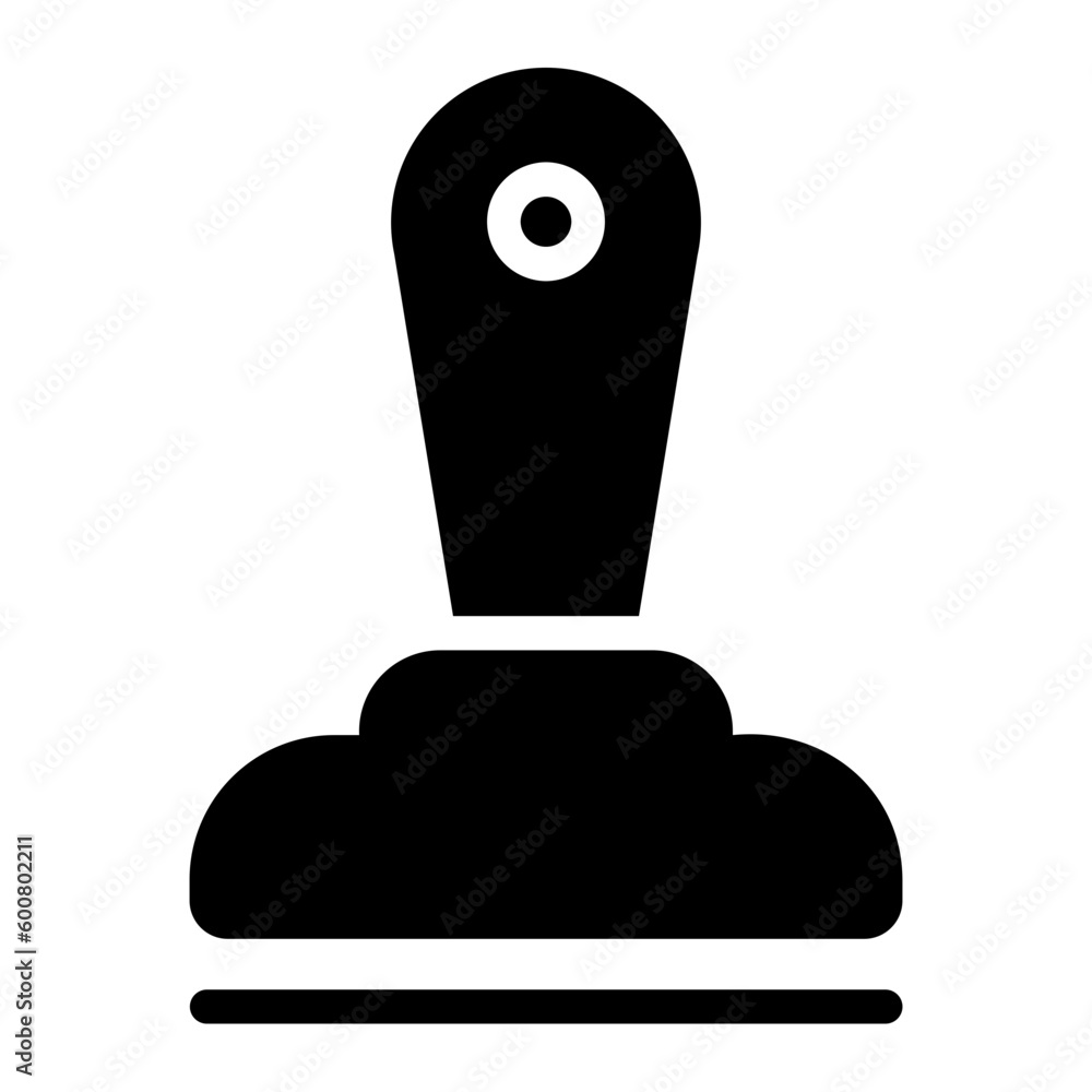 rubber stamp glyph icon