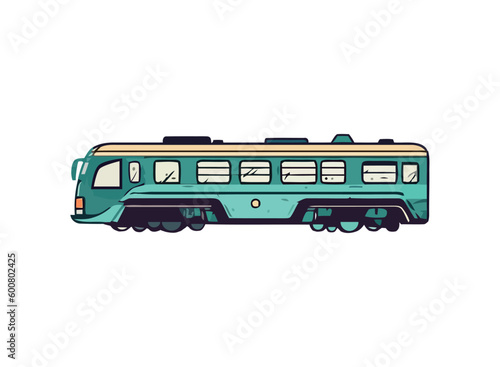 Modern transportation icon locomotive