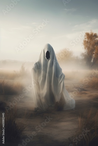 Spooky Ghost. Generative AI