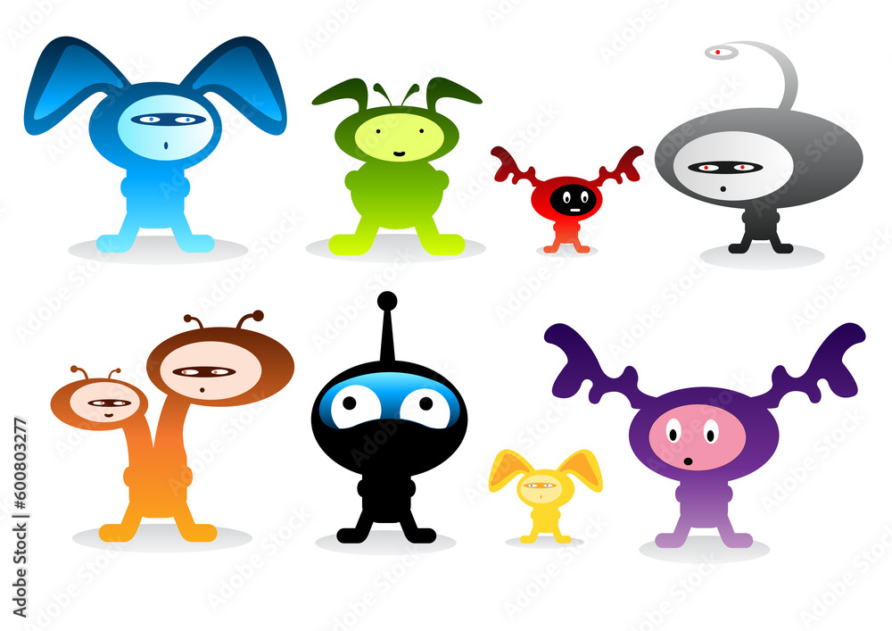 Vector Monster creations - Strange and beautiful and...weird. Vector Monster creations - Strange and beautiful and...weird.