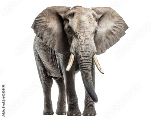 Big grey elephant cut out