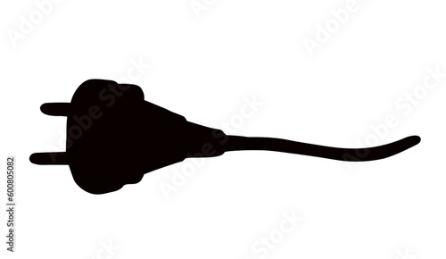 Vector drawing. Plug for electrical outlet