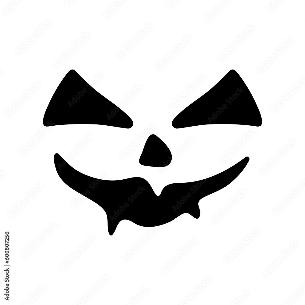 Scary ghost face. Ghost mask. Pumpkin carved devil face for Halloween. Scary ghost face. Ghost mask. Pumpkin carved devil face for Halloween.