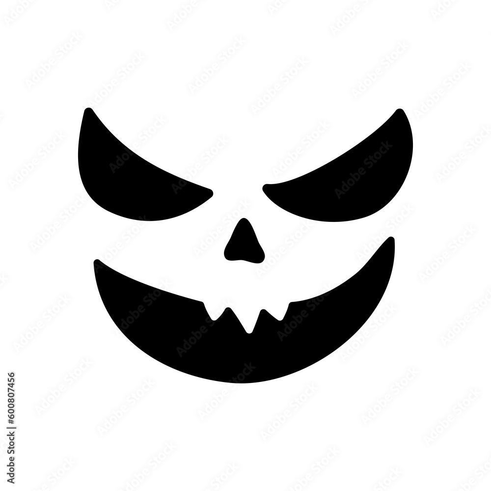 Scary ghost face. Ghost mask. Pumpkin carved devil face for Halloween. Scary ghost face. Ghost mask. Pumpkin carved devil face for Halloween.
