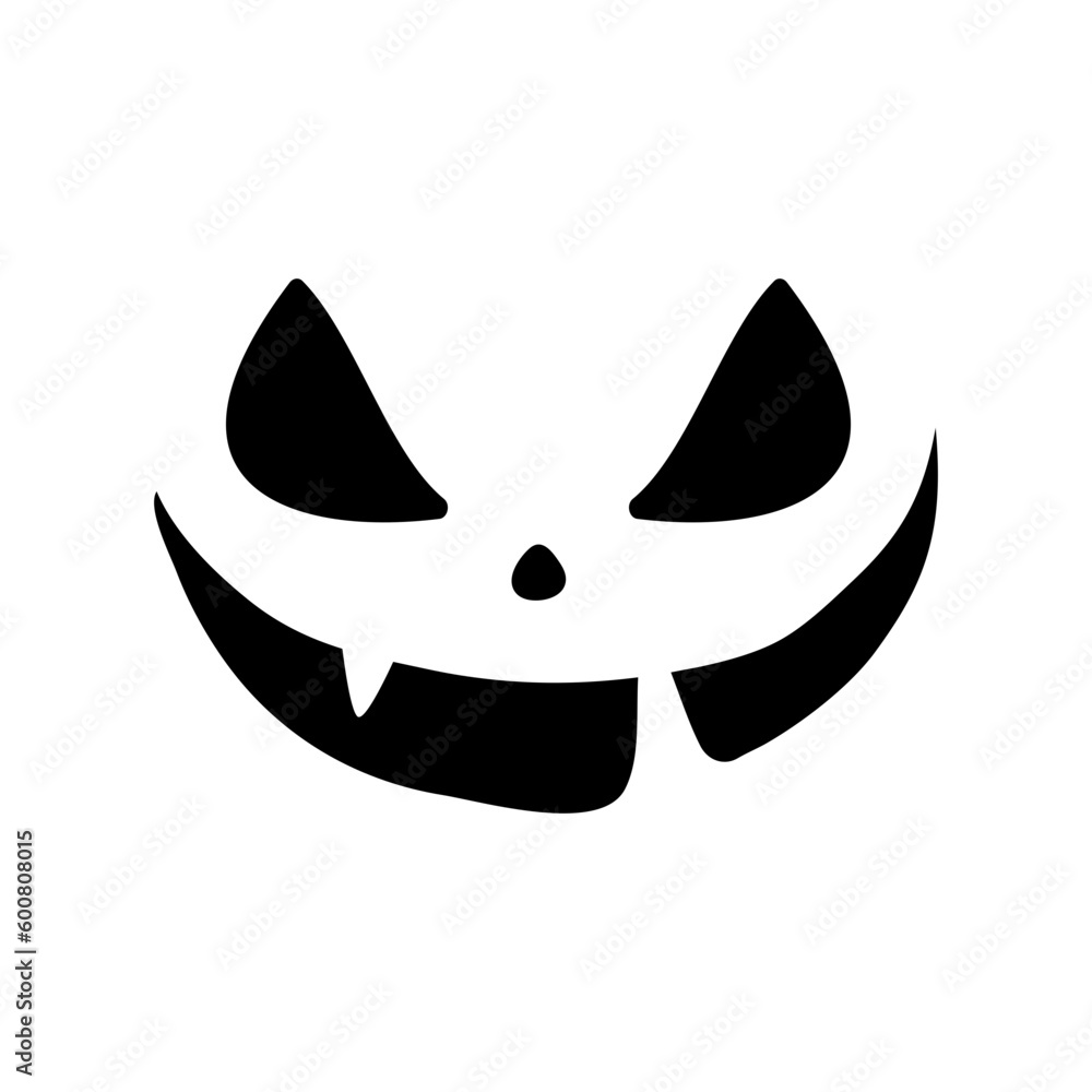 Scary ghost face. Ghost mask. Pumpkin carved devil face for Halloween. Scary ghost face. Ghost mask. Pumpkin carved devil face for Halloween.