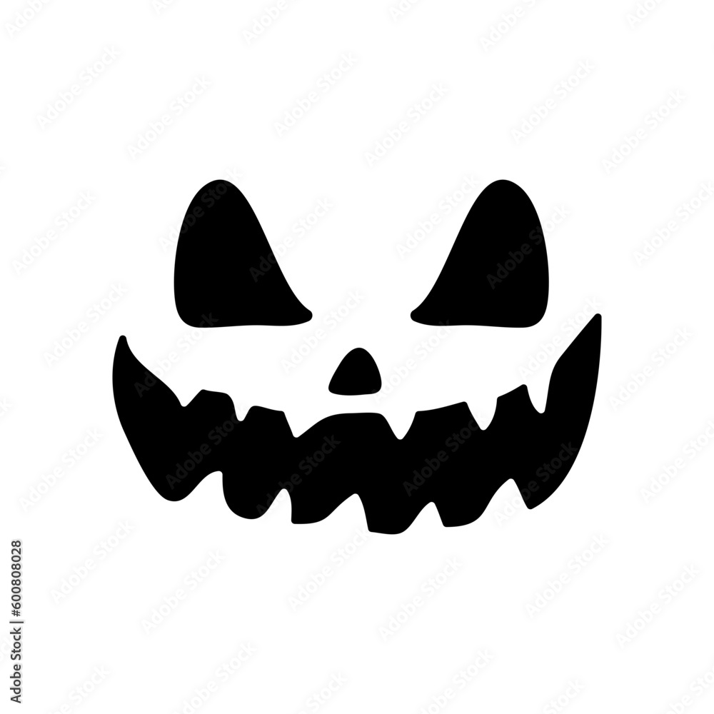Scary ghost face. Ghost mask. Pumpkin carved devil face for Halloween. Scary ghost face. Ghost mask. Pumpkin carved devil face for Halloween.