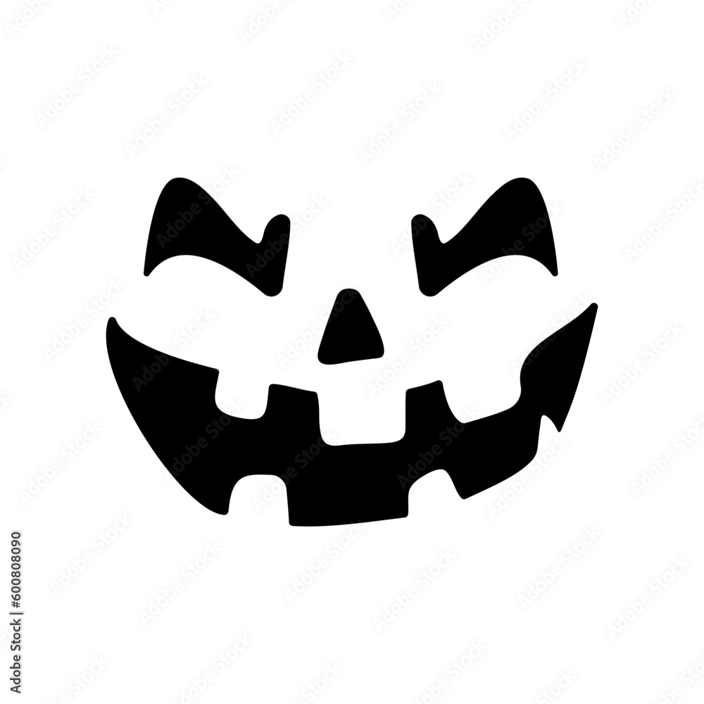 Scary ghost face. Ghost mask. Pumpkin carved devil face for Halloween. Scary ghost face. Ghost mask. Pumpkin carved devil face for Halloween.