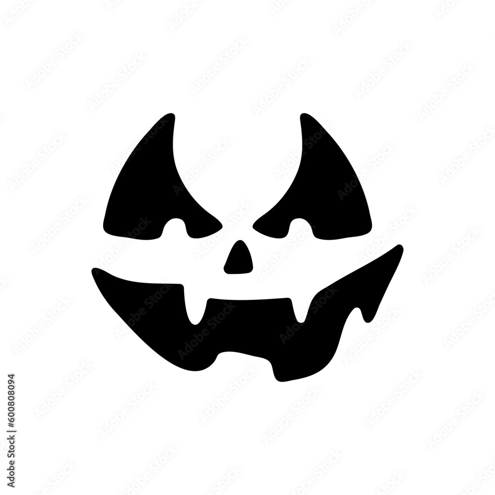 Scary ghost face. Ghost mask. Pumpkin carved devil face for Halloween. Scary ghost face. Ghost mask. Pumpkin carved devil face for Halloween.