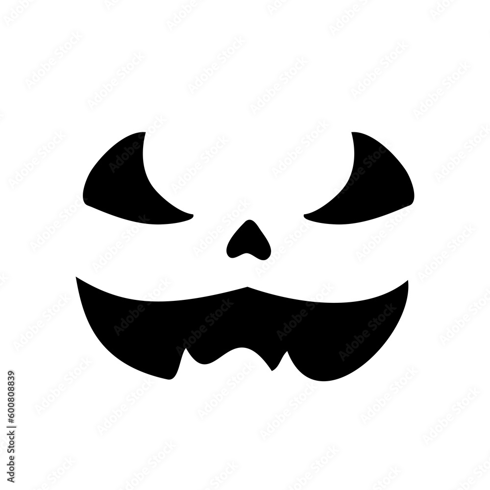 Scary ghost face. Ghost mask. Pumpkin carved devil face for Halloween. Scary ghost face. Ghost mask. Pumpkin carved devil face for Halloween.