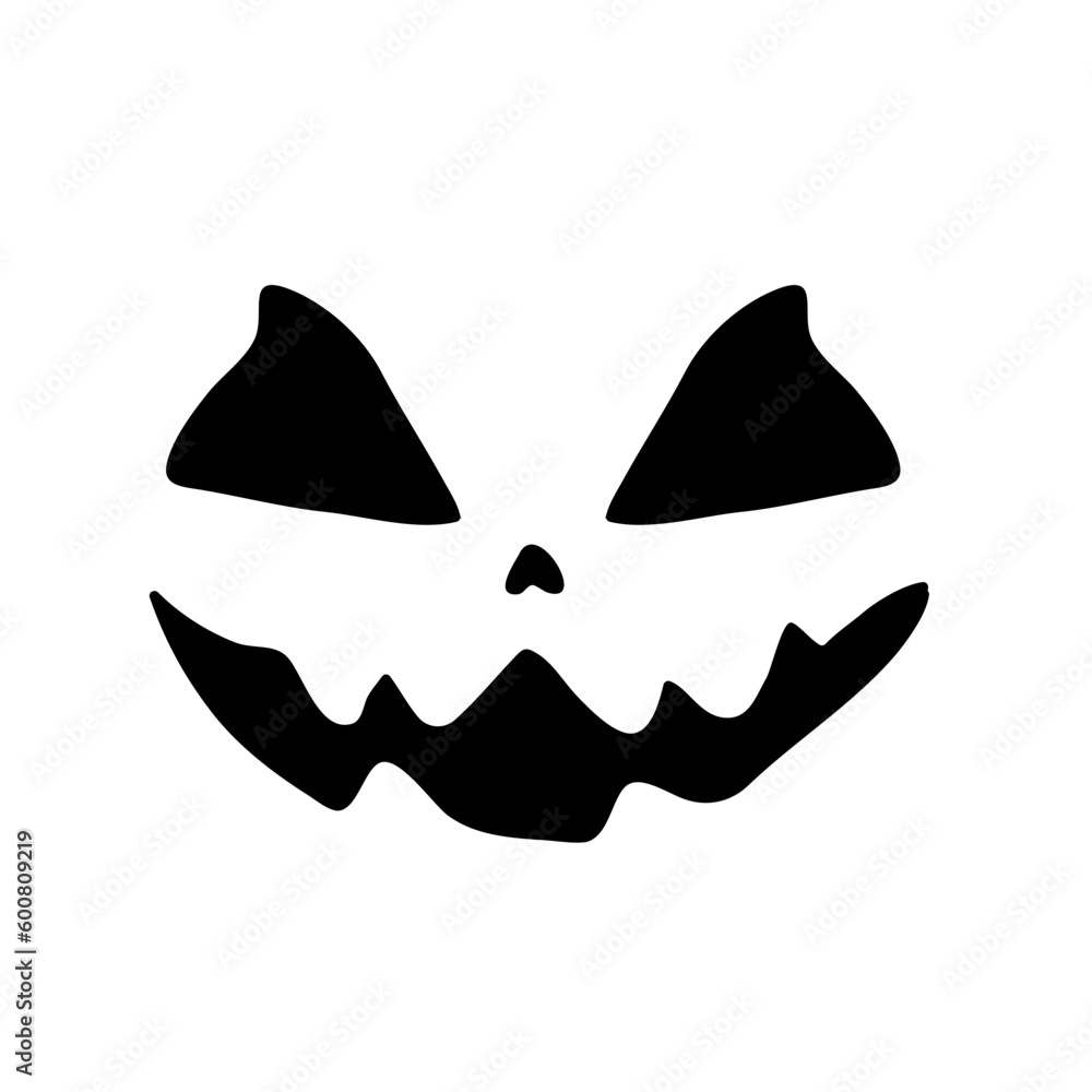 Scary ghost face. Ghost mask. Pumpkin carved devil face for Halloween. Scary ghost face. Ghost mask. Pumpkin carved devil face for Halloween.