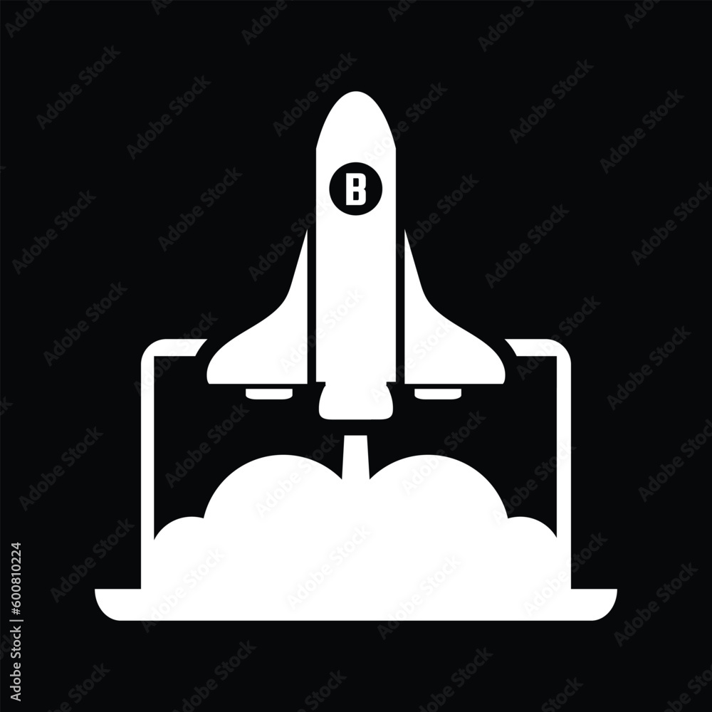 Rocket vector icon
