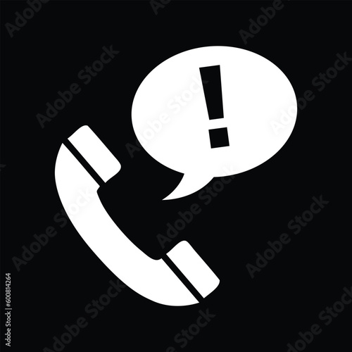 Call with handset and bubble