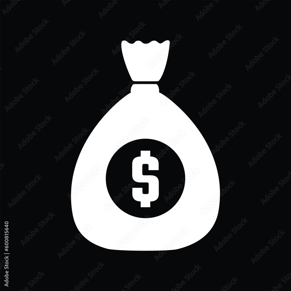 Money Bag Icon Vector Money Bag Icon Vector