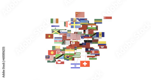 world national flags © vegefox.com