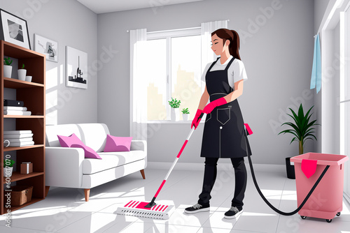 Wallpaper Mural profession concept, portrait of professional woman. Generative ai Torontodigital.ca