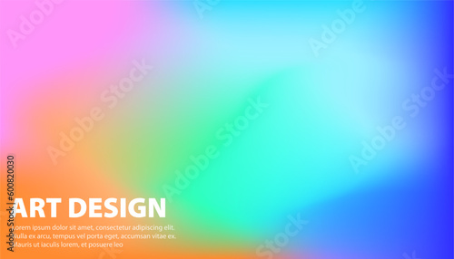 set gradient abstract background with liquid and vibrant color. eps format 