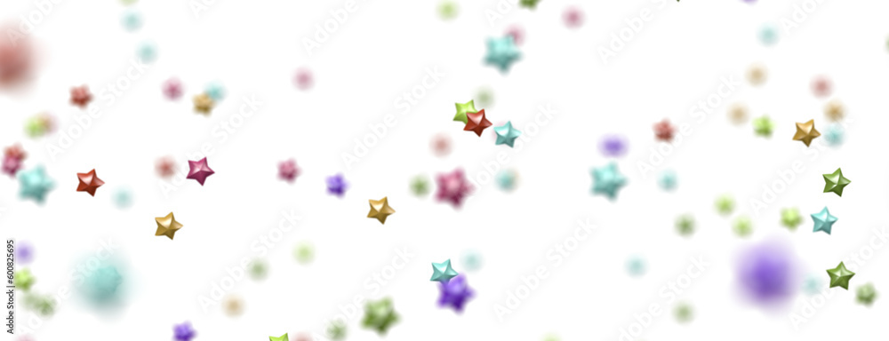 XMAS Stars - colored stars - png transparent