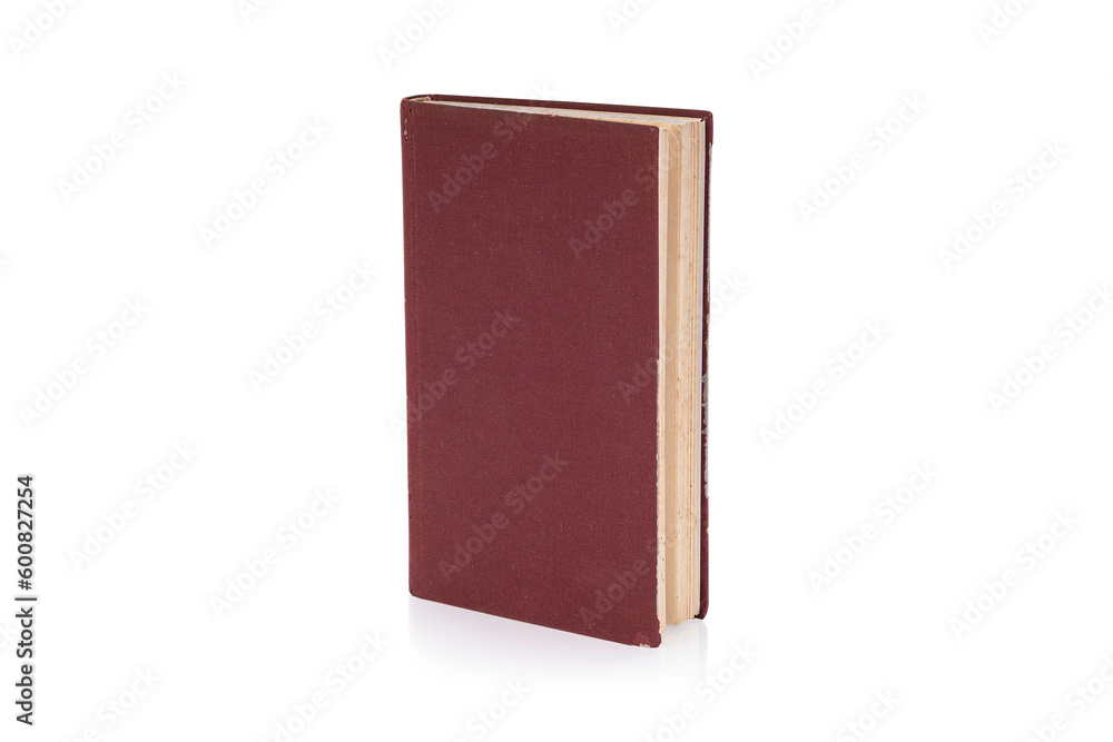 Old book isolated on white background with clipping path. Old book isolated on white background with clipping path.