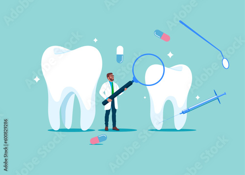 Dental care. Stomatology and Orthodontics Medical Center Dental Care. Internet Medical Hospital Diagnostics. 