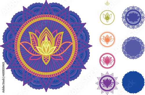 3d Layered Mandala Template. Mandala Multilayer Cut File. 3d islamic mandala. Multilayer Mandala for paper and laser cutting or any other machine cutting.	