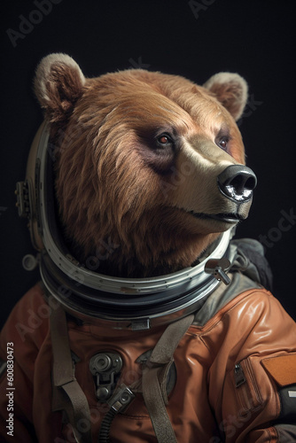 Brown Bear Astronaut