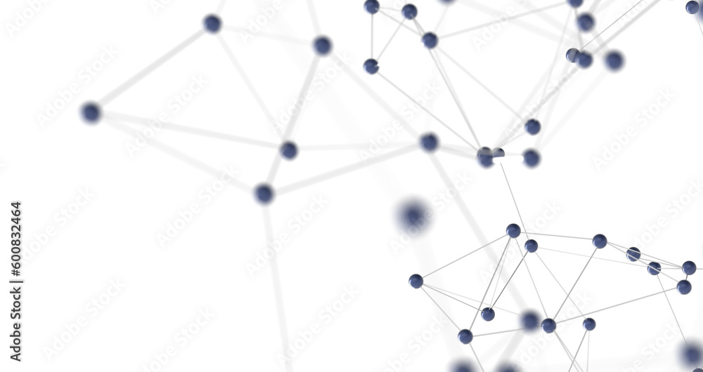 Abstract plexus blue geometry background. Digital technology network connection concept. 3D rendered illustration Abstract plexus blue geometry background. Digital technology network connection concept. 3D rendered illustration