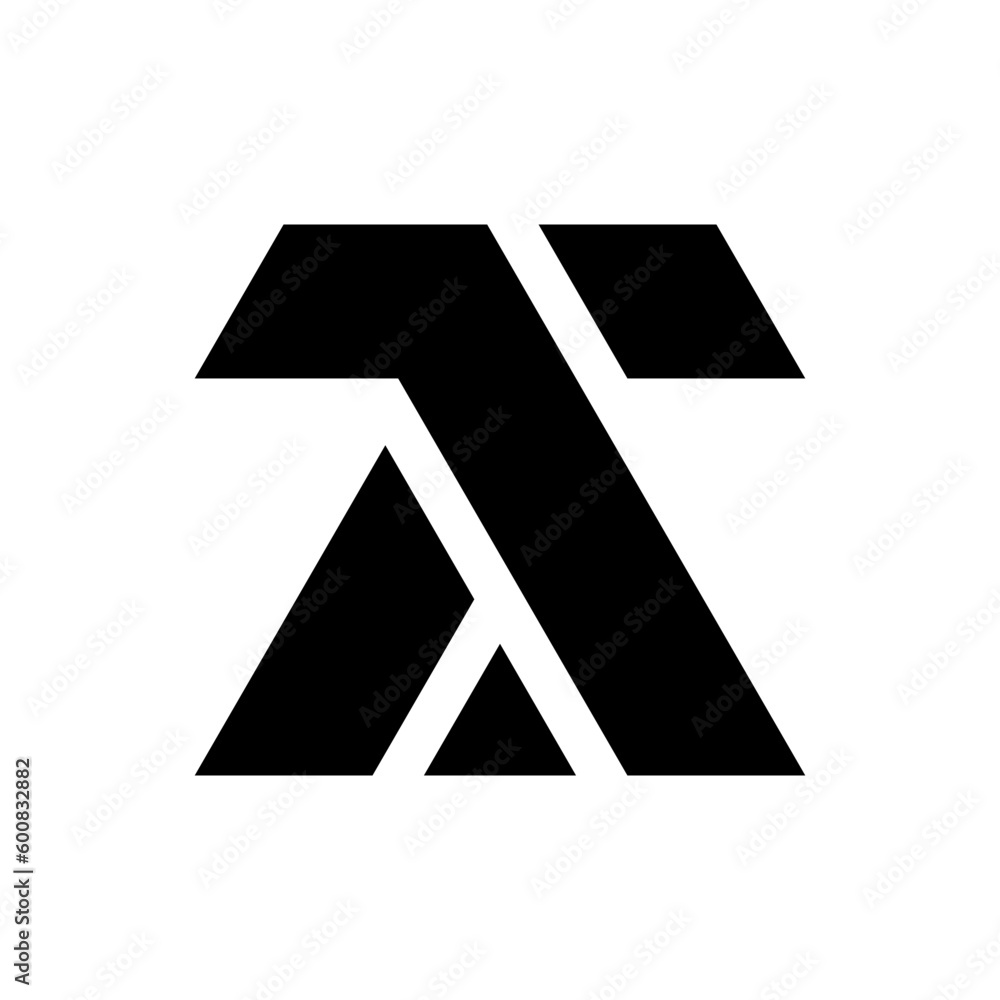 Letter AT TA monogram logo design Letter AT TA monogram logo design