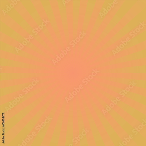 Orange and Yellow Burst Background Illustration.