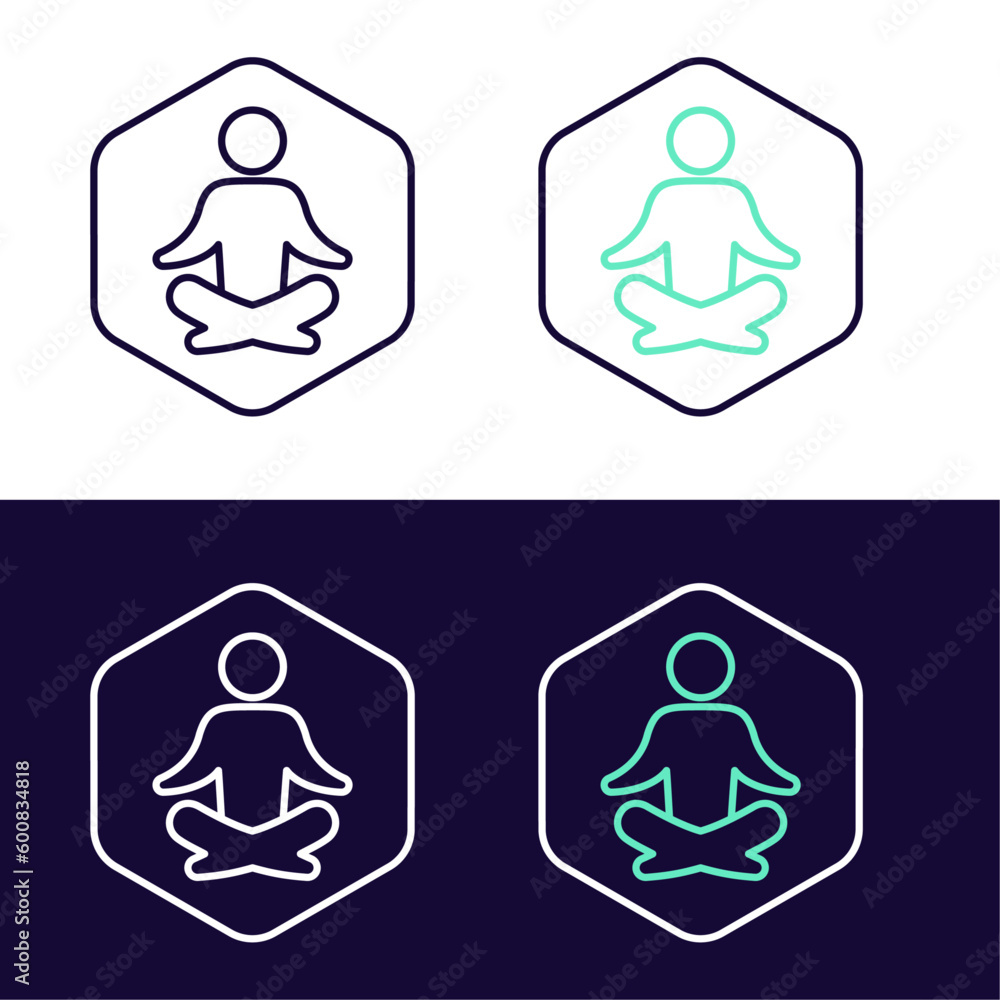 Yoga poses icon. Yoga classes icon. Yoga for beginners.
Yoga benefits icon. Yoga practice icon. Yoga meditation icon. Yoga retreats icon. Yoga philosophy vector line icon. Yoga poses icon. Yoga classes icon. Yoga for beginners.
Yoga benefits icon. Yoga practice icon. Yoga meditation icon. Yoga retreats icon. Yoga philosophy vector line icon.