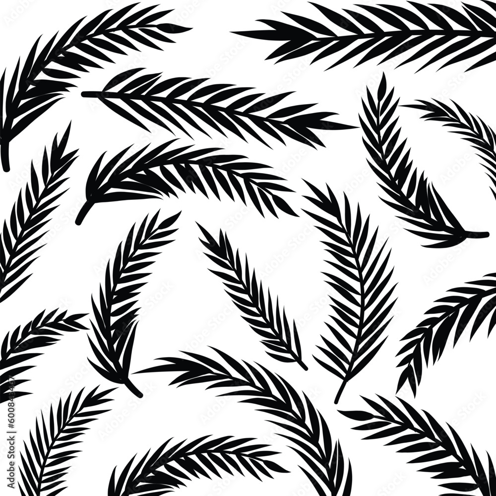 Palm Leaf Vector Background Illustration EPS10 Palm Leaf Vector Background Illustration EPS10