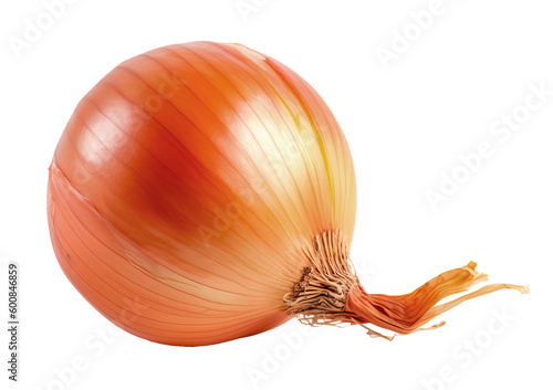 onion, isolated on transparent background, Generative AI