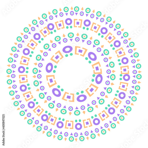 ethnic circle pattern 