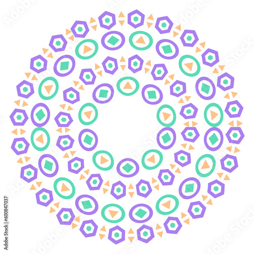 ethnic circle pattern 