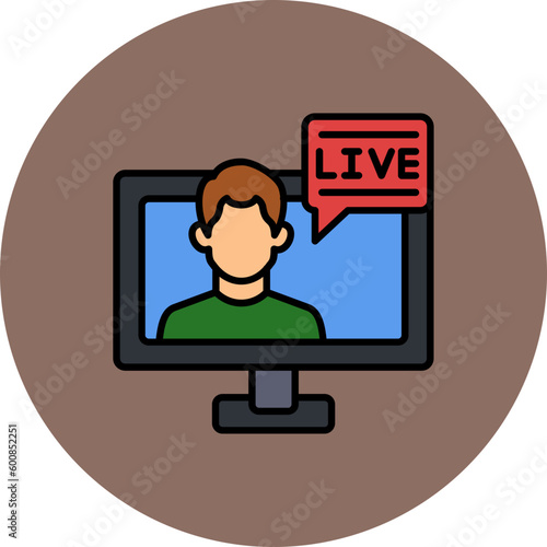 Live Stream Icon