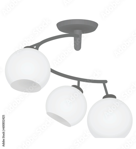 Home hanging light. vector illustration