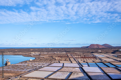 scenic salt mines at Janubio in Lanzarote