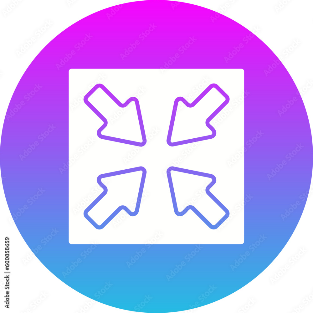 Fototapeta premium Minimize Icon