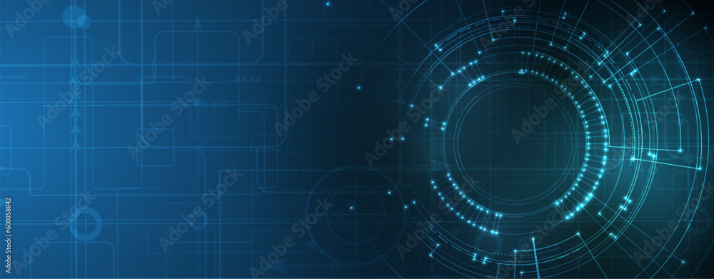 Abstract tech background. Futuristic technology interface Abstract tech background. Futuristic technology interface