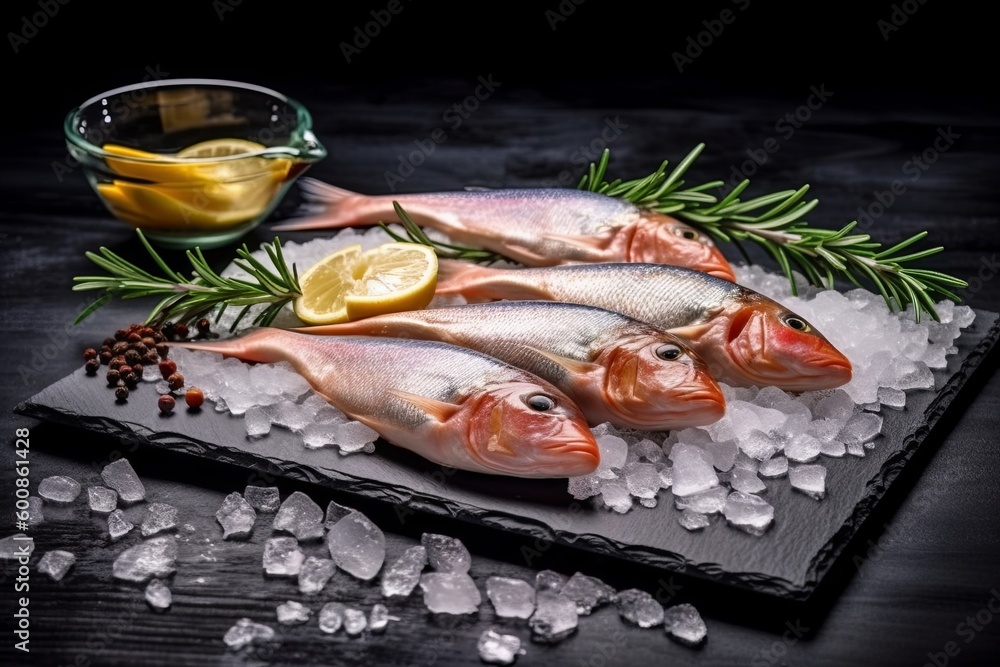 Fresh uncooked fish