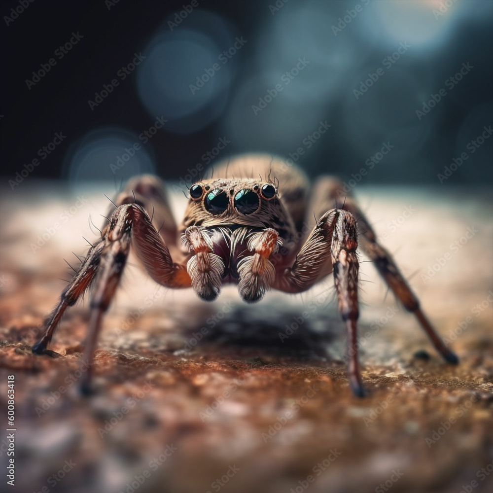 Spider Macro Photography Closeup shot Spider Macro Photography Closeup shot