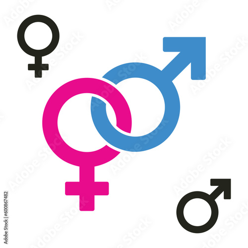 Women and Men Symbol. Male Sign. Vector Icon.
