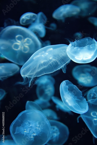 Aurelia aurita (also called the common jellyfish, moon jellyfish, moon jelly or saucer jelly) is a species of the genus Aurelia.